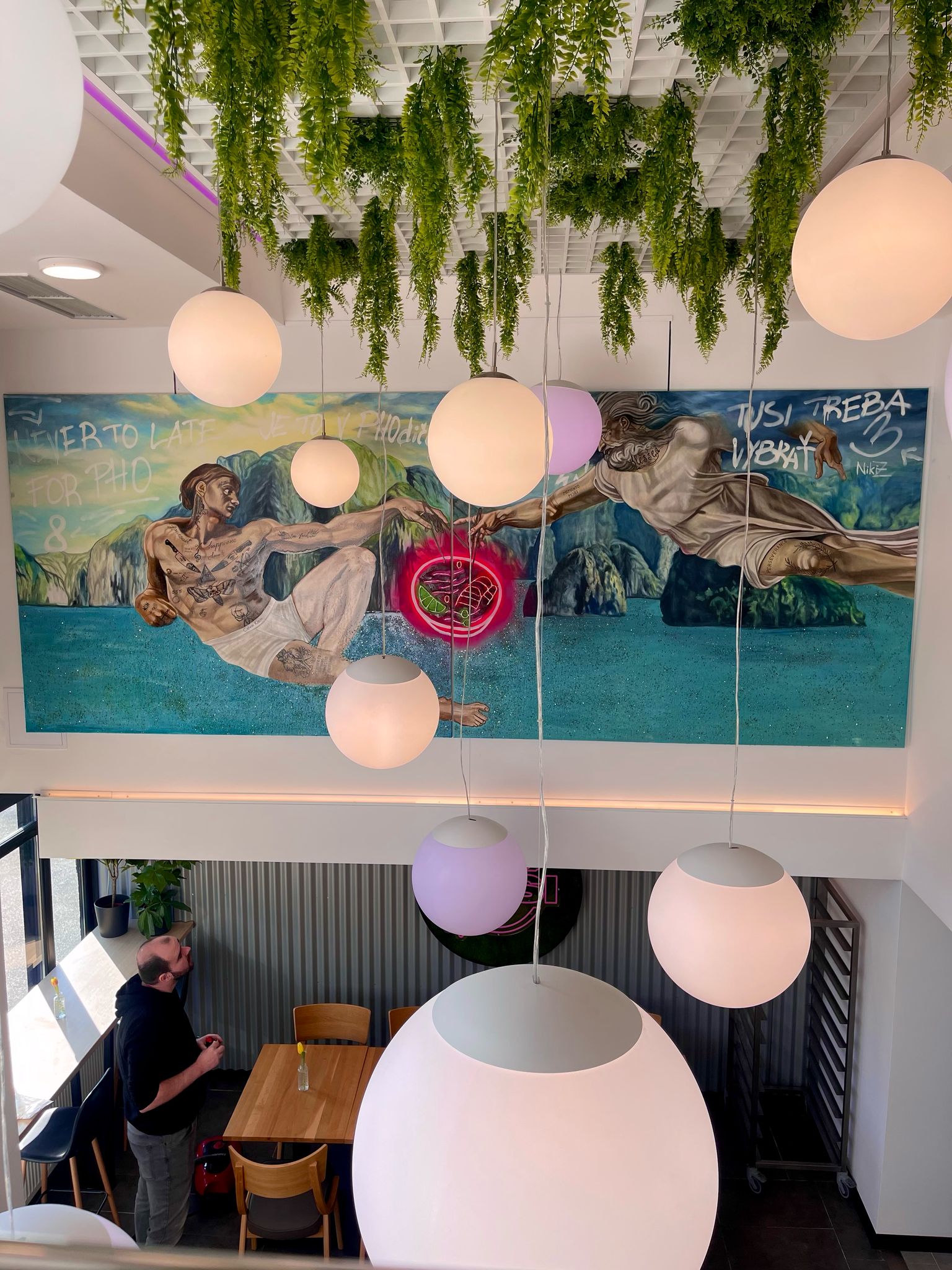 Paintings for Vietnamese Restaurant Tusi in city center of Bratislava
